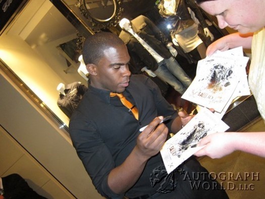 Laurence Anthony autograph