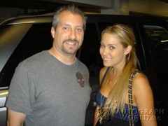 signing photo