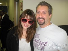signing photo