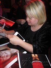 signing photo