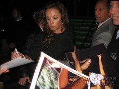 signing photo