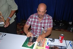 signing photo