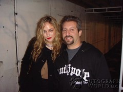 signing photo