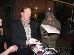 signing photo