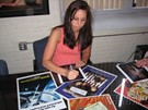 Leigh Moore signing proof