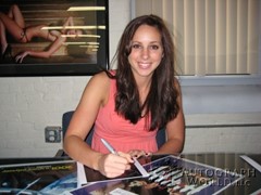 signing photo