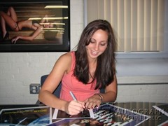 signing photo