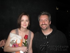 signing photo