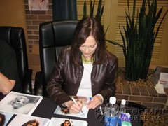 signing photo