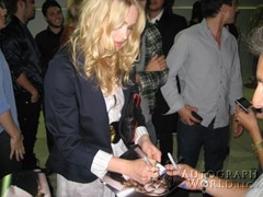 signing photo
