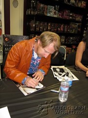 signing photo