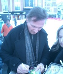 signing photo