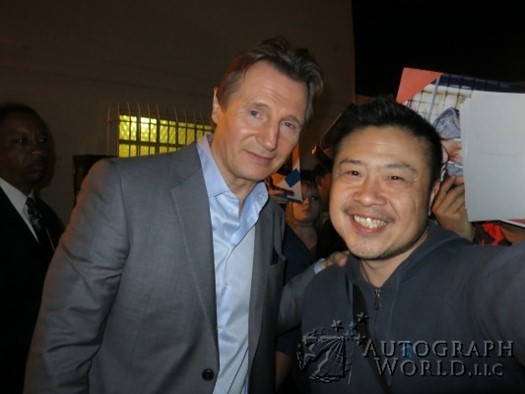 Liam Neeson autograph