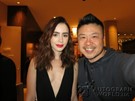Lily Collins signing proof
