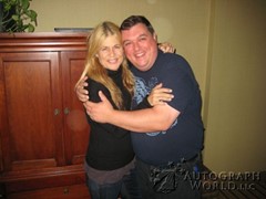 signing photo