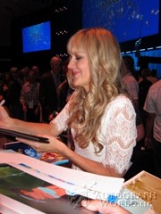 signing photo