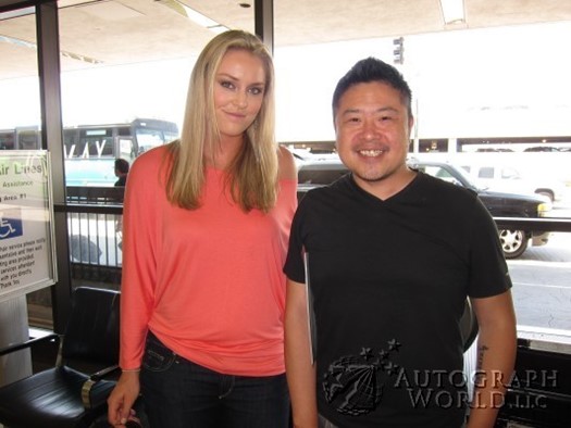 Lindsey Vonn autograph