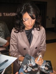 signing photo