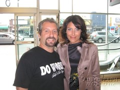 signing photo