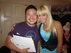 signing photo