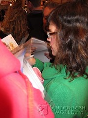 signing photo