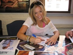 signing photo