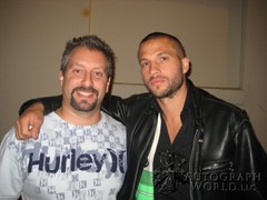 signing photo
