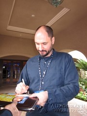 signing photo