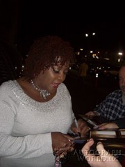 signing photo