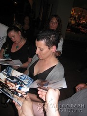 signing photo
