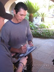 signing photo