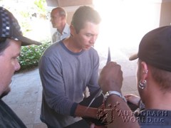 signing photo