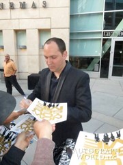 signing photo