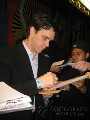 signing photo