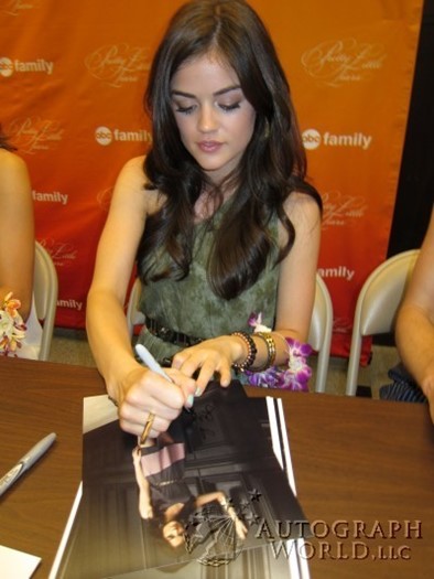 Lucy Hale autograph