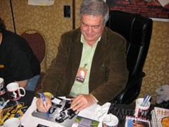 signing photo