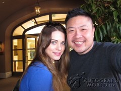 signing photo