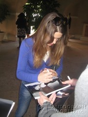 signing photo