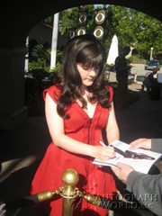 signing photo