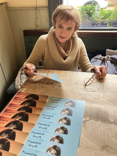 Madeline Smith autograph