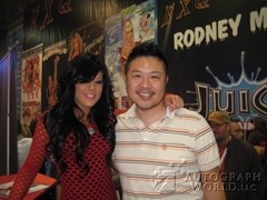 signing photo