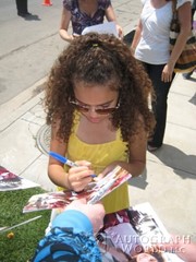 signing photo