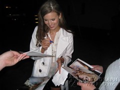 signing photo