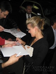 signing photo