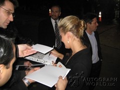 signing photo