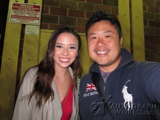 Malese Jow autograph