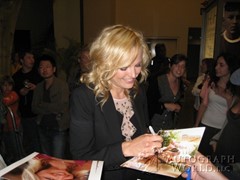 signing photo