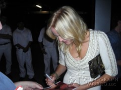 signing photo