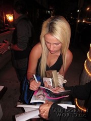 signing photo
