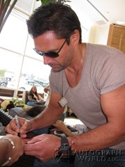 signing photo